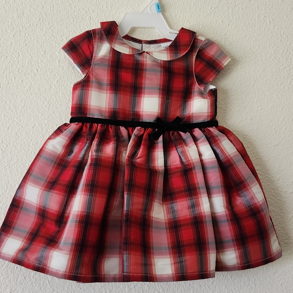 Carter's 6 months Dress Color black,white,red.